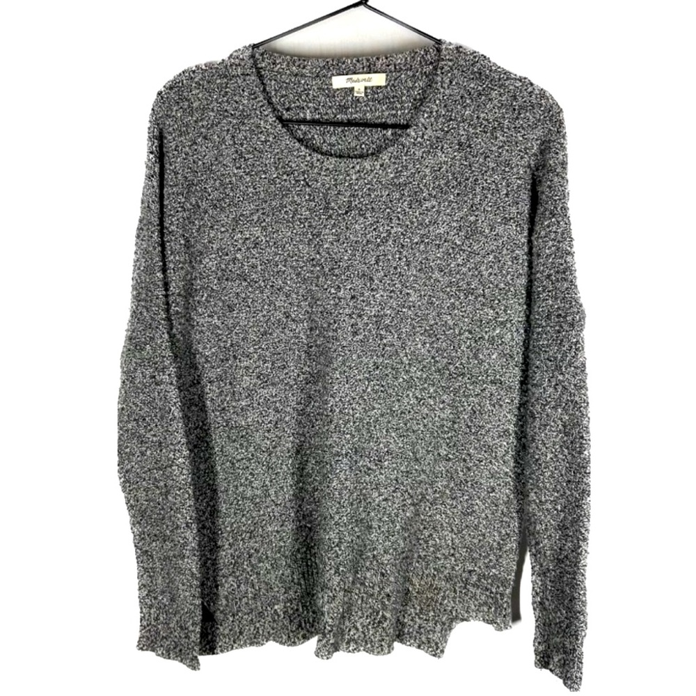 Madewell Gray Knit Sweater Zipper Hem
Sides size S